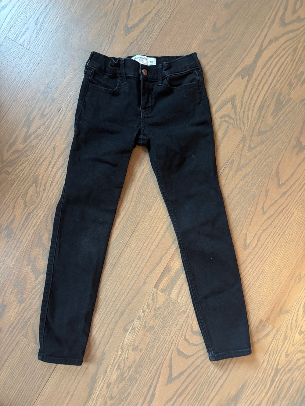 abercrombie kids Black super Skinny Jeans